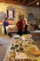 Goodies for sale in the Turbine Shed (snack table sponsored by the Delta Baptist Church in foreground).  Delta Harvest Festival 2015