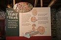 Interpretation panel for the water wheel