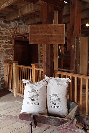 Our flour is superfine (both a statement of quality and flour grade).