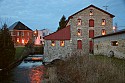 The Old Stone Mill (right) and Museum of Industrial Technology (left)