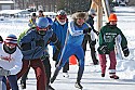 Rick Mercer did the relay race as a part of a segment for his CBC television show