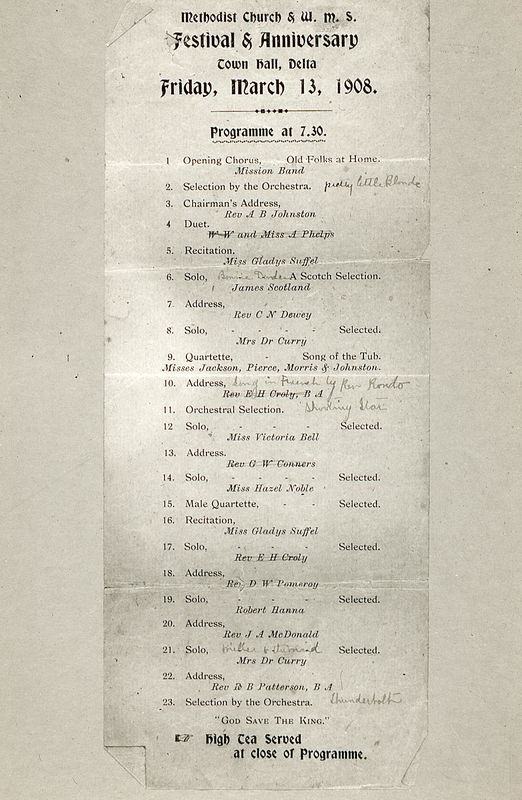 A Festival and Anniversary Event at the Old Town Hall in 1908